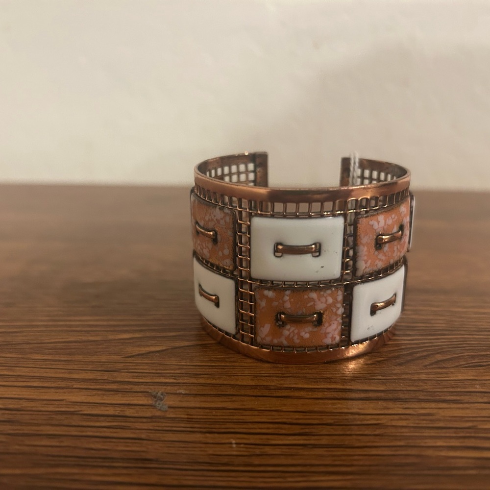 Matisse Copper and White Bracelet